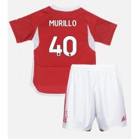 Billiga Nottingham Forest Murillo #40 Barnkläder Hemma fotbollskläder till baby 2023-24 Kortärmad (+ Korta byxor)